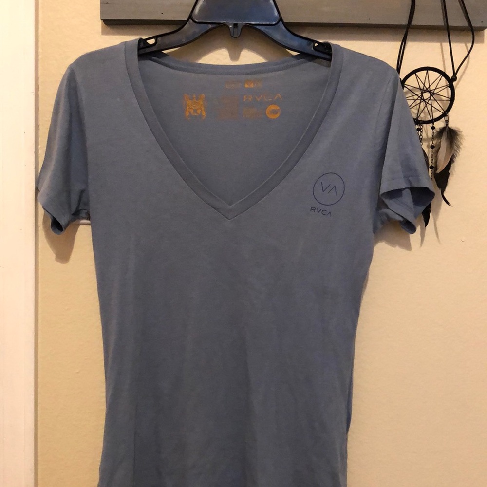 Blue RVCA Tee